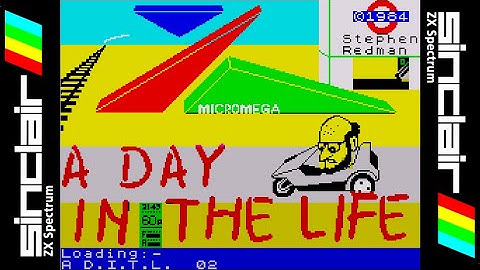 A DAY IN THE LIFE (1985) Walkthrough, ZX Spectrum