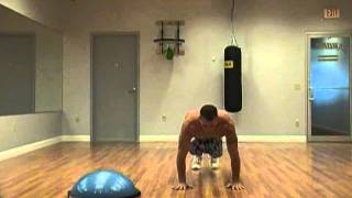 Boom Spring Push Up - Bosu Ball modifier