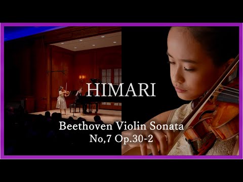 HIMARI | Beethoven Violin Sonata No,7 Op.30-2 / Curtis Recital 12years old 