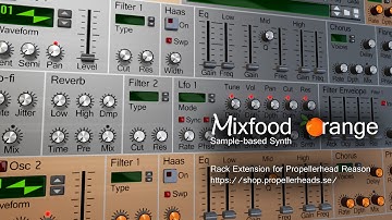 Mixfood Orange (Rack Extension for Propellerhead Reason) Demo 2