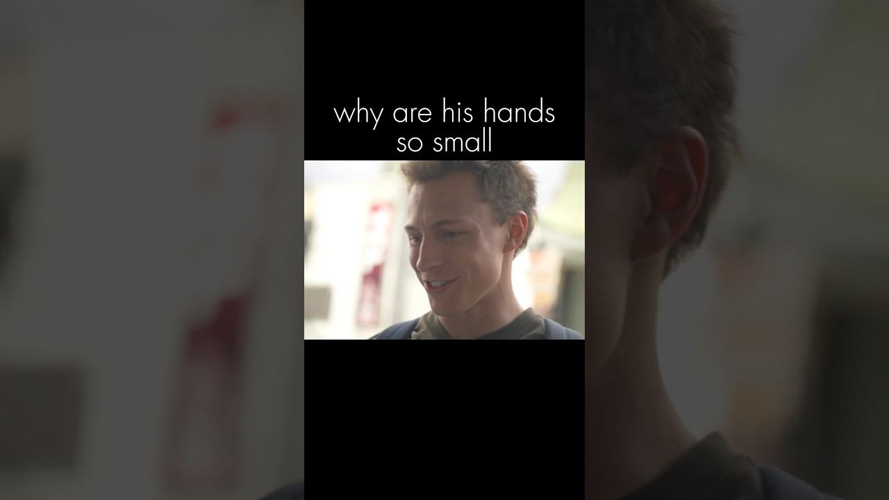 Why are his hands so small? #fyp #foryou #funny #insta #skit