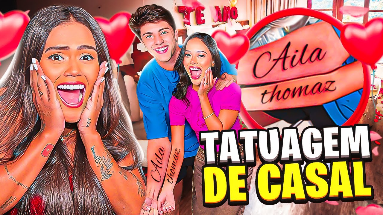 ELES FIZERAM TATUAGEM DE CASAL!!!