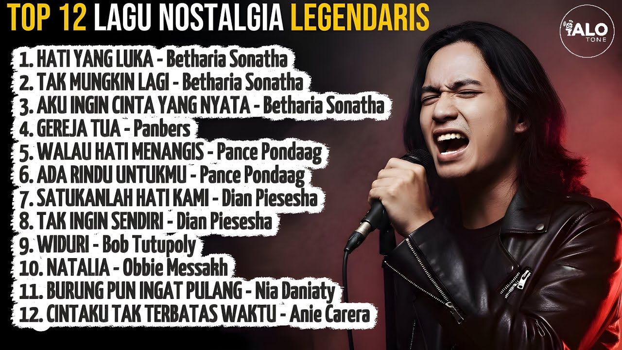 TOP 12 Lagu Nostalgia Legendaris Sepanjang Masa | Cover by ALOtone