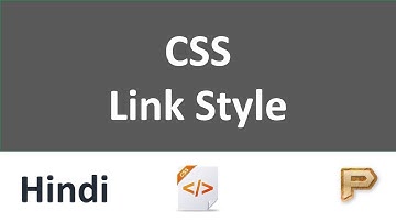 CSS Link Style-Hindi