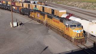 UP 4673 SD70M  12 29 18  Colton, Ca   Ron Diczhazy 2