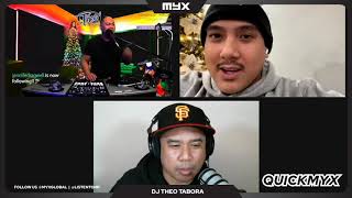 DJ Theo Tabora Quickmyx Frontliner of the Day LIVE on kumu & Twitch