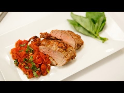 Recipe Rehab Tv Season How To Prosciutto Stuffed Pork Tenderloin With Smoky Tomatoes-11-08-2015