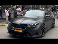 New BMW M5 in Matte Black 🥷🏻 || Supercars India 