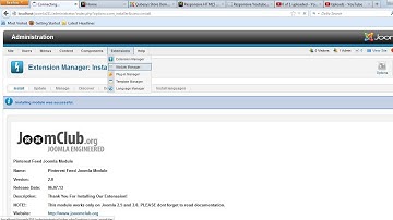 Pinterest Feed Joomla Module