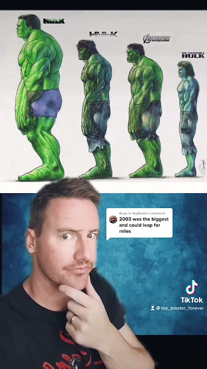 What size Hulk do we need? Marvel Comics. MCU