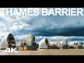 2020 POST LOCKDOWN LONDON THE THAMES BARRIER WALK CITY TOUR 4K: AMAZING PIECE OF CIVIL ENGINEERING