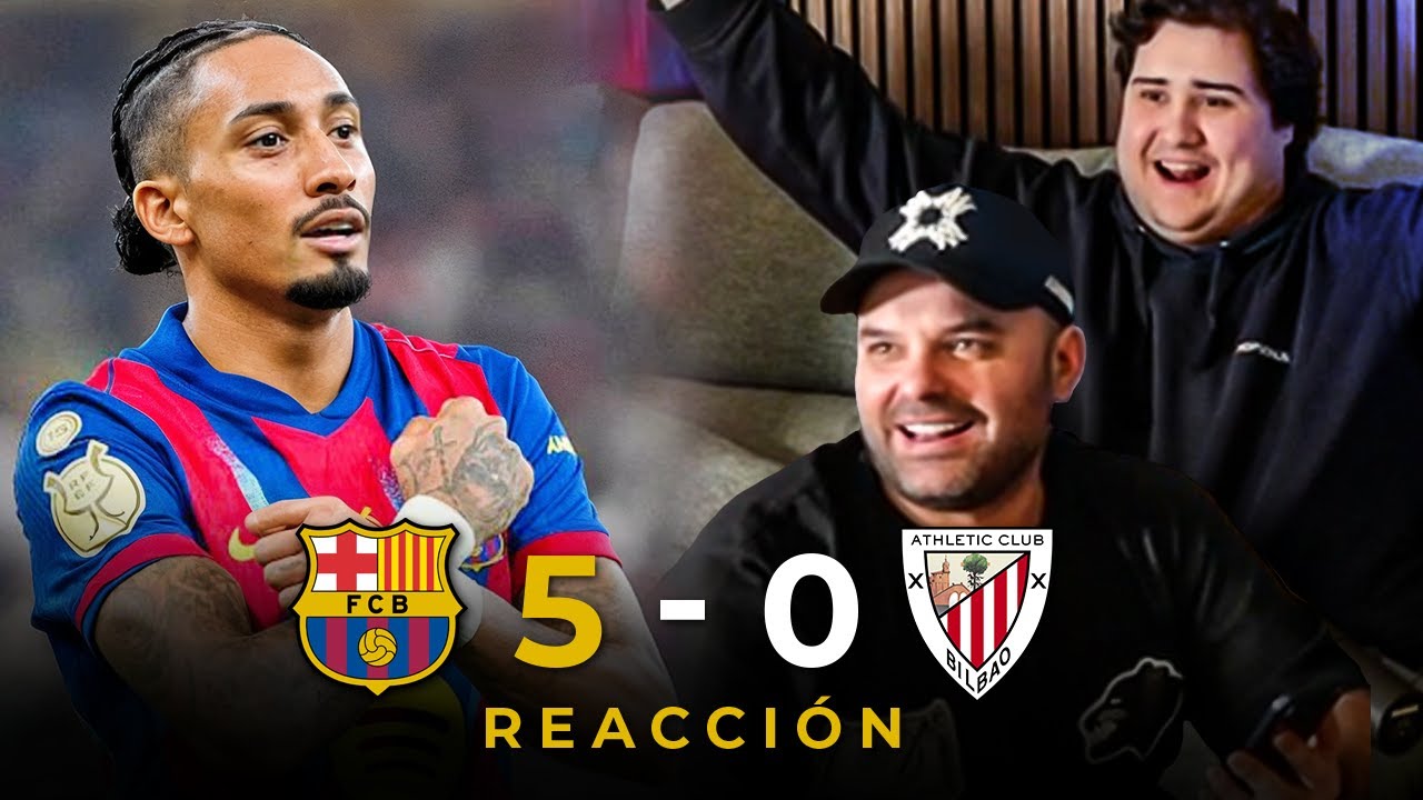 BARCELONA VS ATHLETIC DE BILBAO | REACCIÓN EN VIVO ⚽🔥 | SEMIFINAL ...