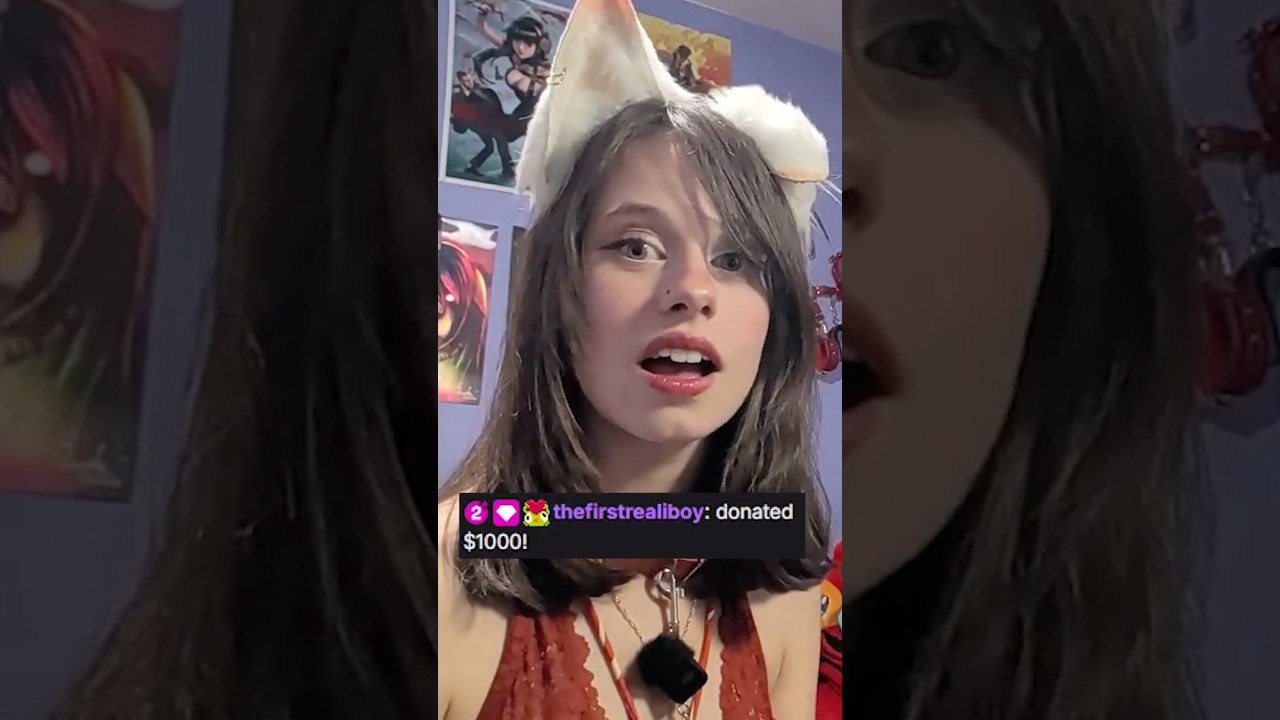 VIP pranked kitty streamer #HayzelBlossom on #twitch