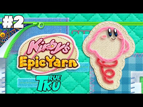 Kirby’s Epic Yarn / Кирби Эпическая Пряжа [Wii] Прохождение #2 Вязаный Мир