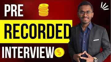 Pre Recorded Interview Hacks ? | Pawan SS