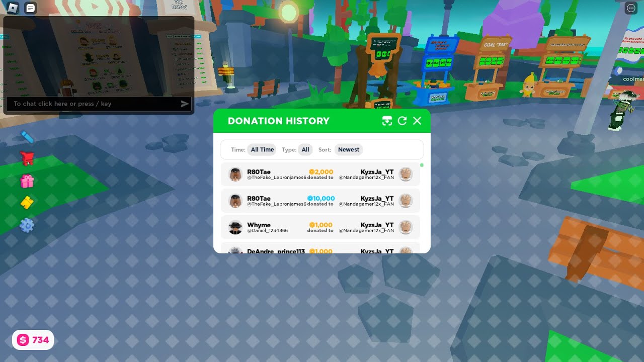 I GOT DONATED 12k ROBUX IN PLS DONATE 💸 by: 