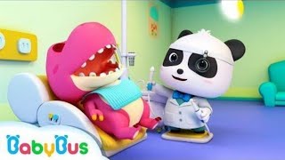 Doctor Panda Cures Baby Dinosaur's Toothache | Doctor Cartoon | Kids Songs | BabyBus