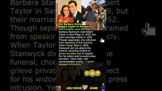 Did Barbara Grieve Robert Taylor in Private?