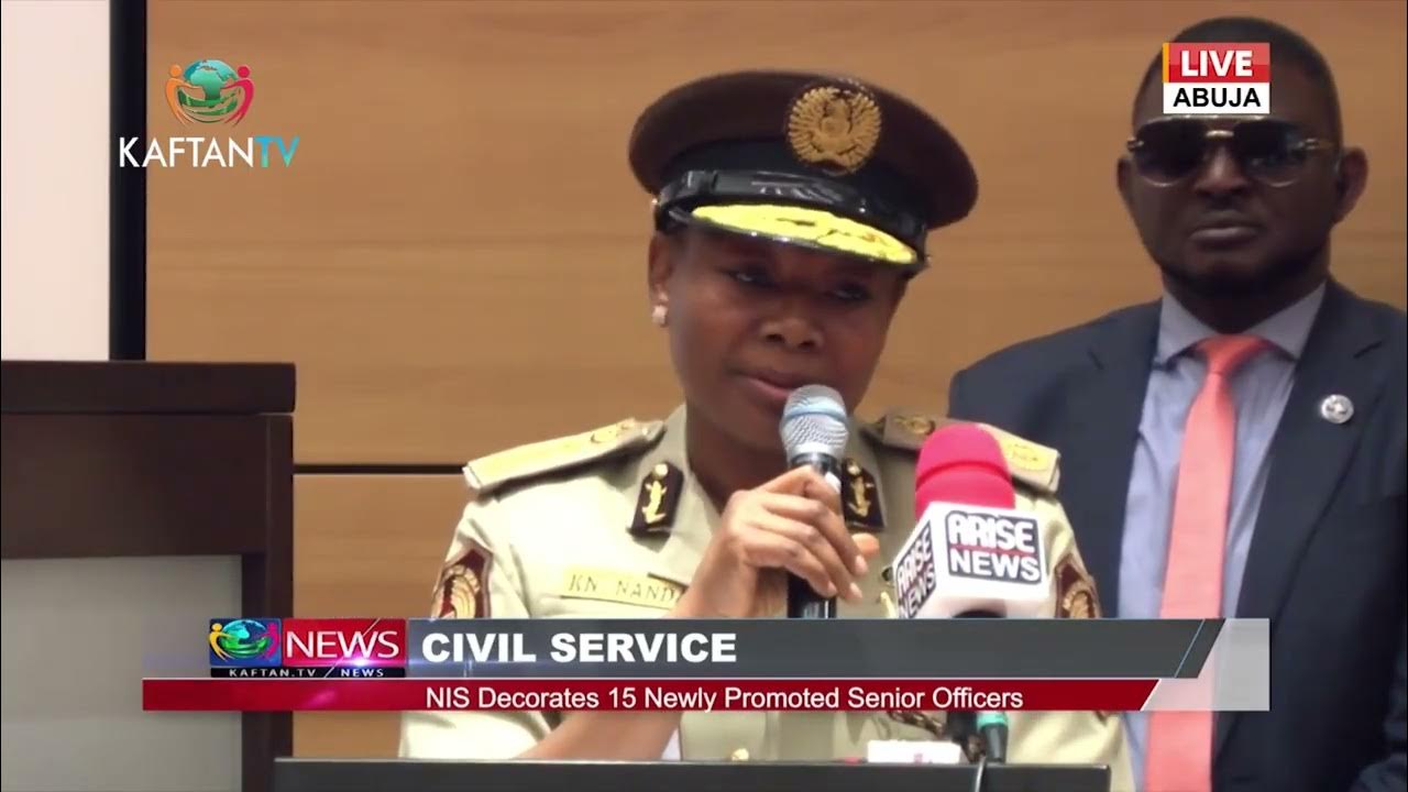 CIVIL SERVICE :NIS Decorates 15 Newly Promoted Senior Officers