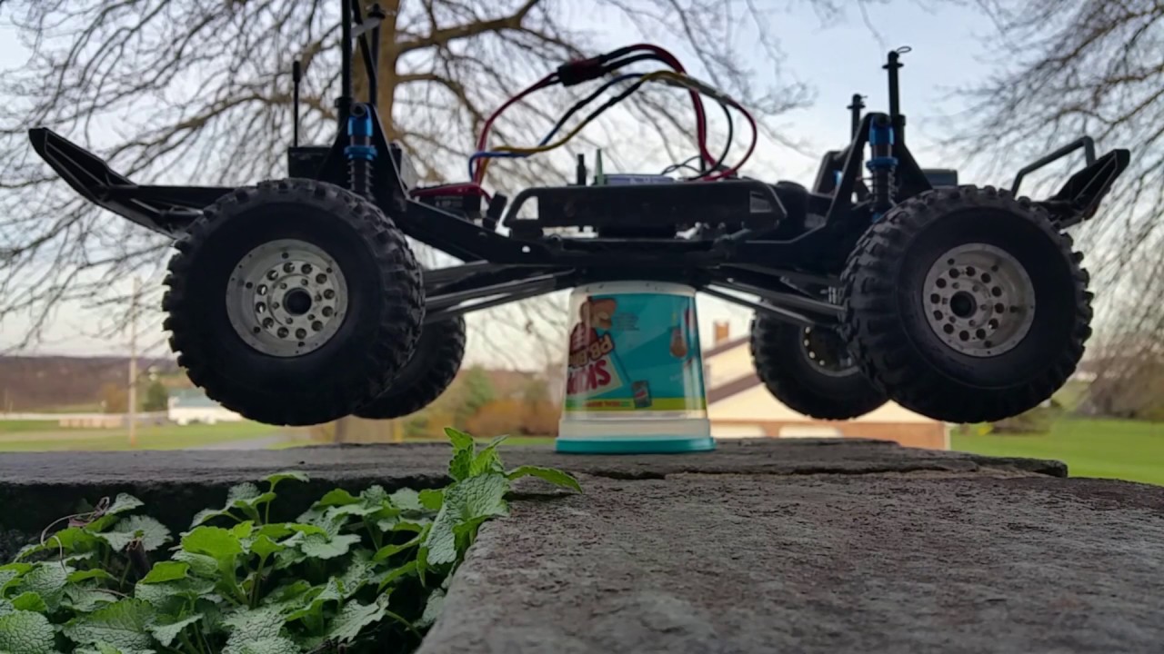 HobbyWing WP-1080 ESC with a Holmes Hobbies CrawlMaster 13T Motor