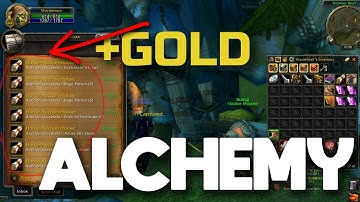 How To Make Gold with Alchemy as a Low Level in Classic WOW (Alchemy 1-175)