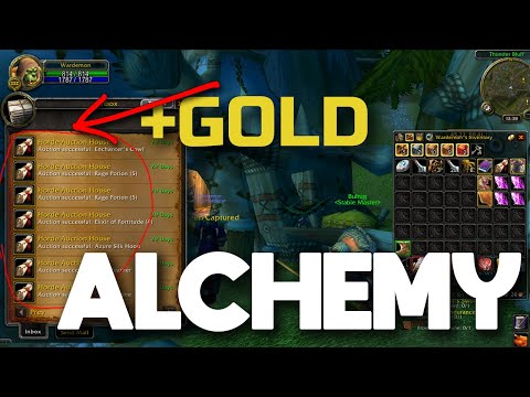 How To Make Gold with Alchemy as a Low Level in Classic WOW (Alchemy 1-175)