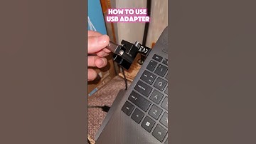 How to use adapter USB