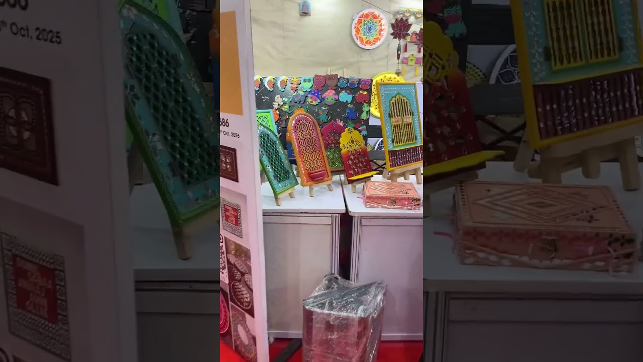 Decorative items for home decor in mega international trade fair in lucknow 