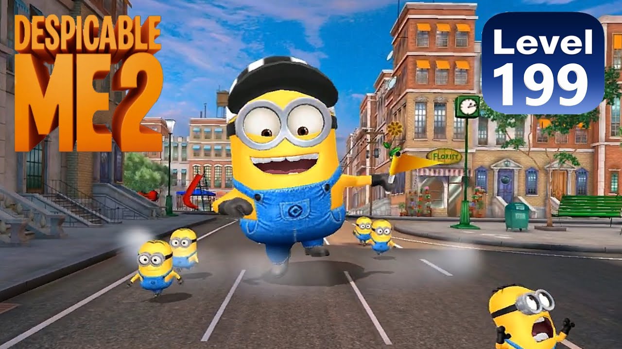 Minion rush Referee golden ticket costume level 199 Downtown PC gameplay