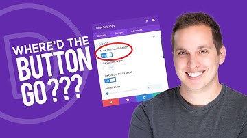 Where did the "Make This Row Fullwidth" button in Divi go???