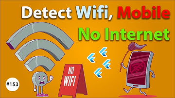 Flutter Tutorial - Detect Wifi, Mobile & No Internet - Internet Connectivity