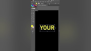 How to create blur text effect in illustrator - Illustrator tutorials #shorts