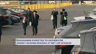Jewish celebration (Siyum Hashas) held at MetLife Stadium New Year's Day