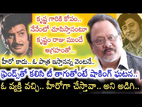 Hero గా ఎంట్రీ.. రెండో Movie కే Villain పాత్రలకు Krishnam Raju గారు ఓకే ...