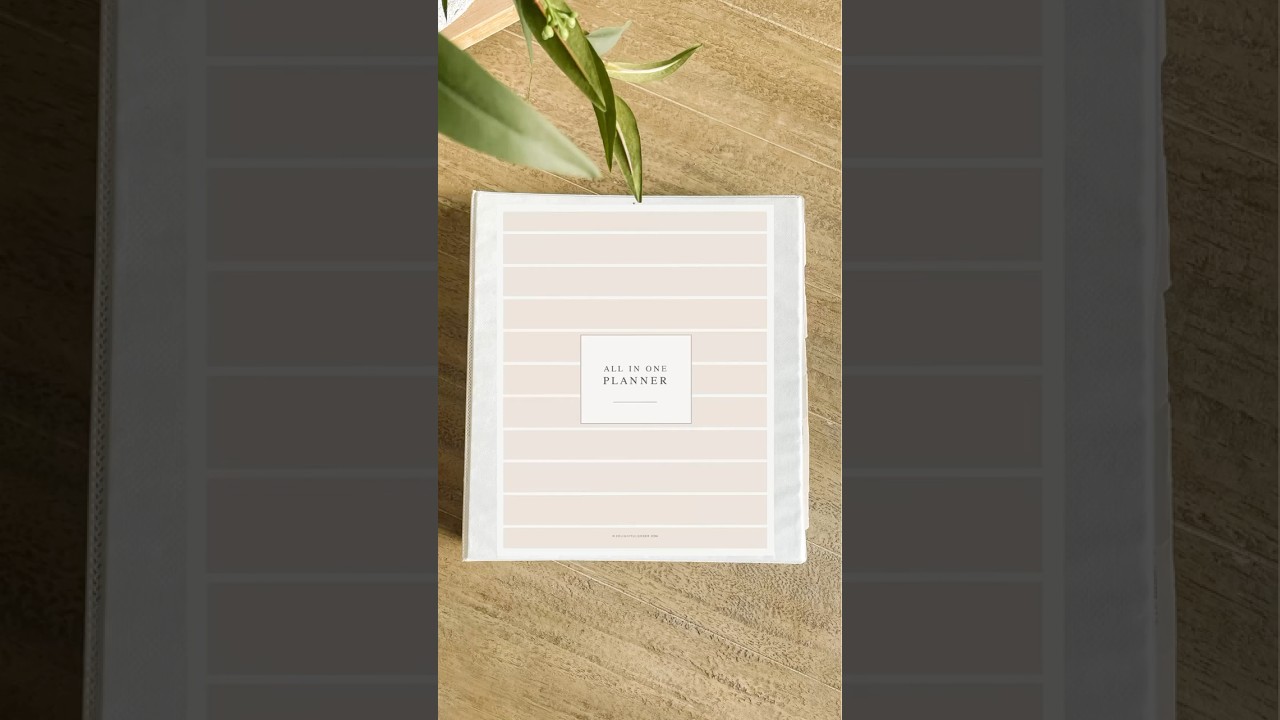 My All in One Planner is something I use every single day.