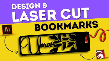 Design & Laser Cut Bookmark with Adobe Illustrator, LightBurn, & Sculpfun S9 Tutorial