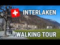 Interlaken Walking Tour, relax and enjoy switzerland in 4K 60fps