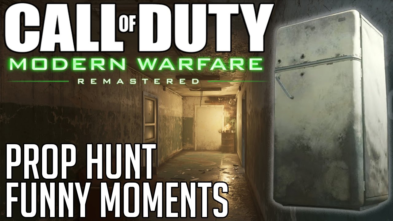 Prop Hunt Funny Moments! - COD Modern Warfare Remastered