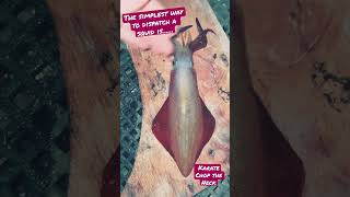 The Best Way To Dispatch A Squid Is. Karate Chop The Neck. Failed Attempt