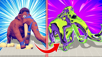 Crystal Reflection: Transforming Enemies into Reflective Green Crystals | TABS