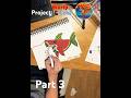 Project: Warm & Cool (PART 3) #shark #watermelon #alcoholmarkers #art #artforkids #drawing