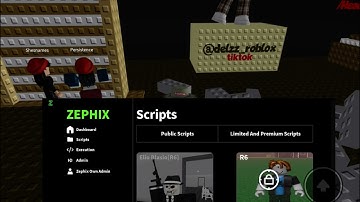 Roblox Showcase #33 Proof that zephix ss works in ios and android