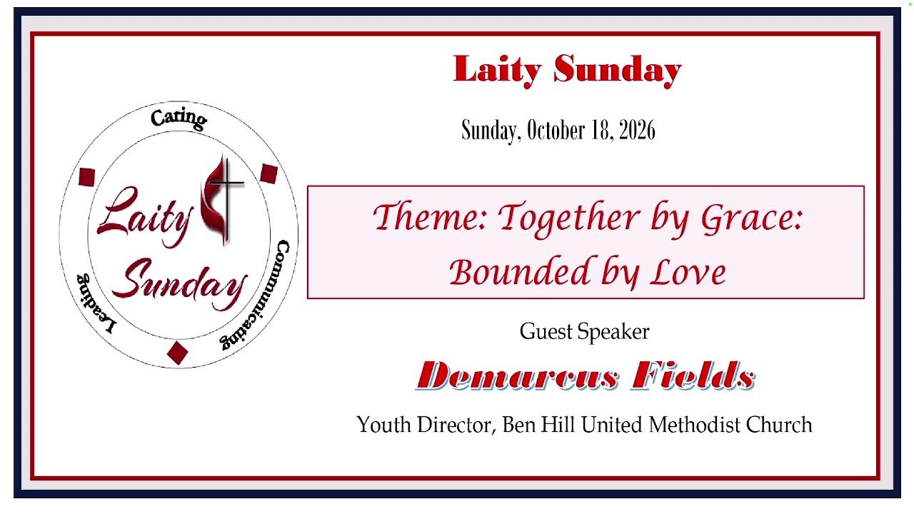 Warren Memorial UMC Sunday Service (September 13, 2026)