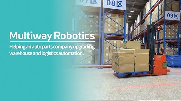 Auto parts industry + Pallet Stacker MW-L14+ Pickup from a shelf