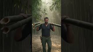 round bamboo house #forestlife #offgridliving #diybuild