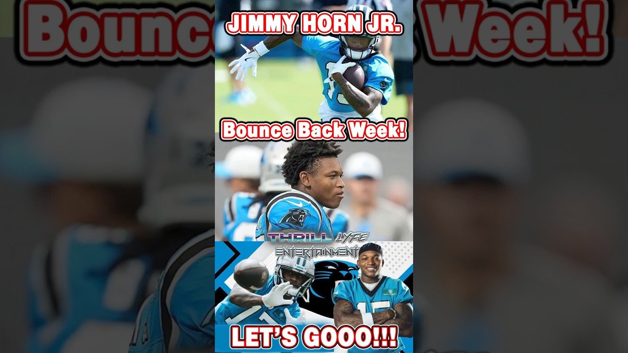 Jimmy Horn Jr. & The Carolina Panthers Will Have A Great Game Today 