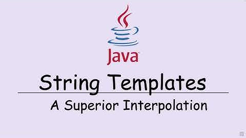 Java 21 String Templates - THIS FEATURE IS SHELVED