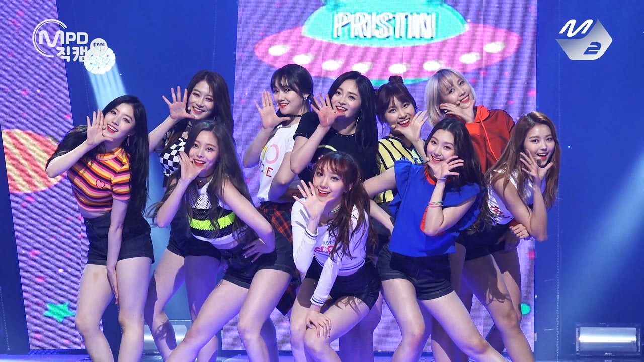 [MPD직캠 4K] 프리스틴 직캠 WEE WOO PRISTIN Fancam @엠카운트다운_170406 - YouTube