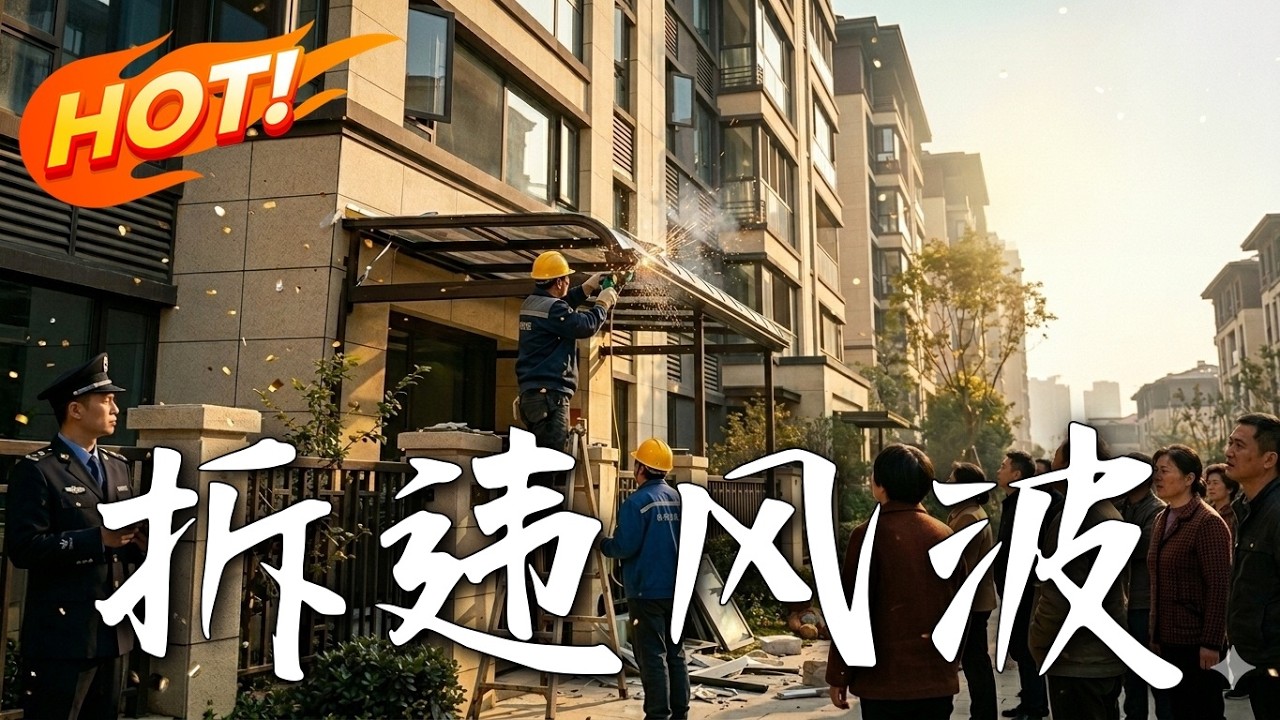 鄰居拆我雨棚遭暴雨反噬，道德綁架？我不伺候