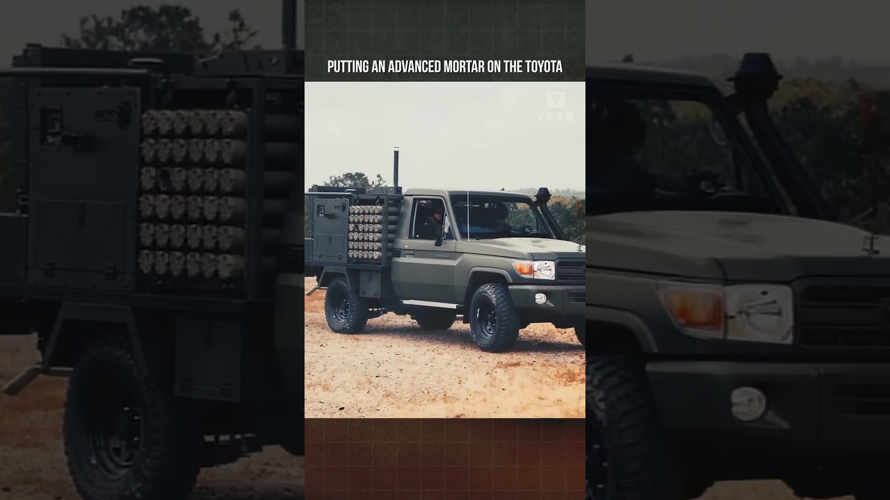 Установка продвинутой миномётной системы на Toyota